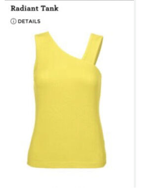 Cabi Radiant Tank Top M Yellow